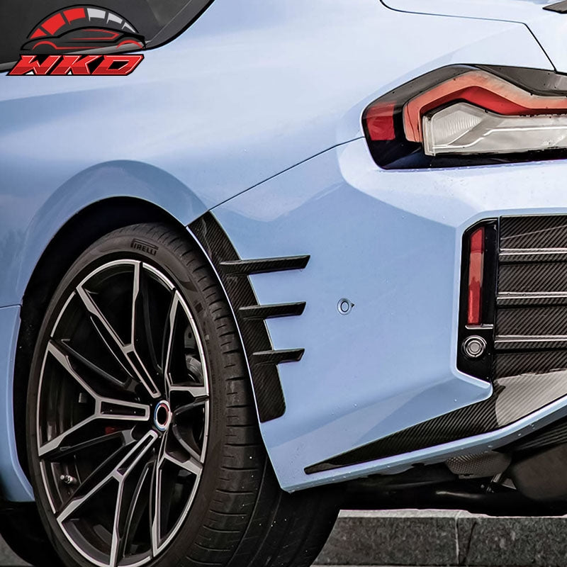 Dry Carbon Fiber For 23-26 BMW G87 M2 Rear Side Fender Spat M Performance Style