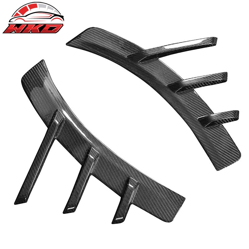 For 23-26 BMW G87 M2 Rear Side Fender Spats M Performance Style Carbon Fiber Fin