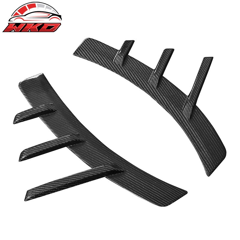 For 23-26 BMW G87 M2 Rear Side Fender Spats M Performance Style Carbon Fiber Fin