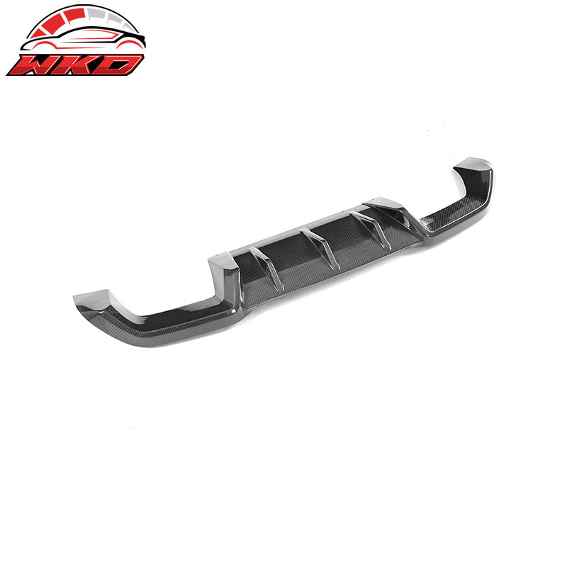Fits 16-21 BMW F87 M2 Coupe MP Style Rear Bumper Diffuser - Matte Carbon Fiber