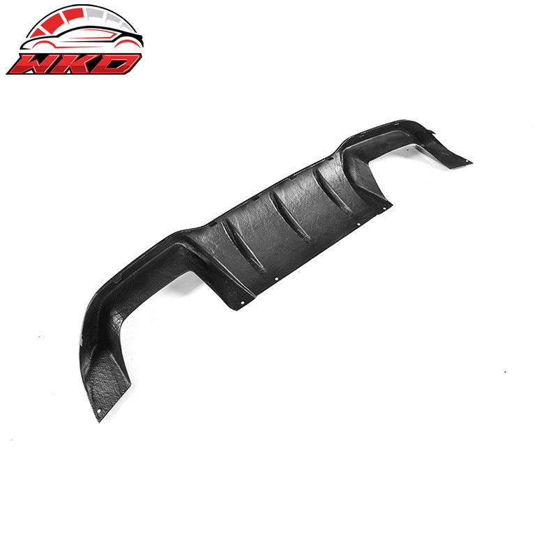 Fits 16-21 BMW F87 M2 Coupe MP Style Rear Bumper Diffuser - Matte Carbon Fiber