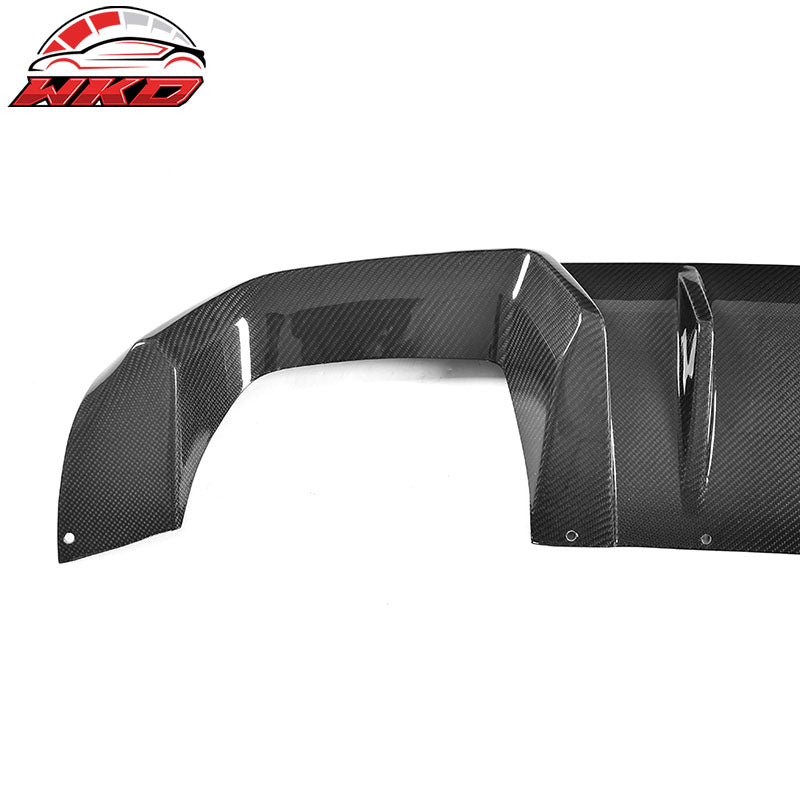 Fits 16-19 BMW F87 M2 Coupe MP Style Rear Bumper Lip Diffuser Carbon Fiber CF
