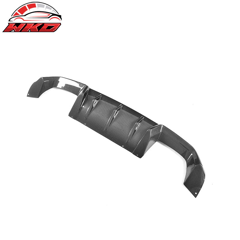 Fits 16-19 BMW F87 M2 Coupe MP Style Rear Bumper Lip Diffuser Carbon Fiber CF