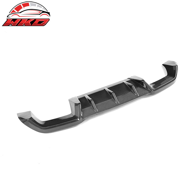 Fits 16-19 BMW F87 M2 Coupe MP Style Rear Bumper Lip Diffuser Carbon Fiber CF