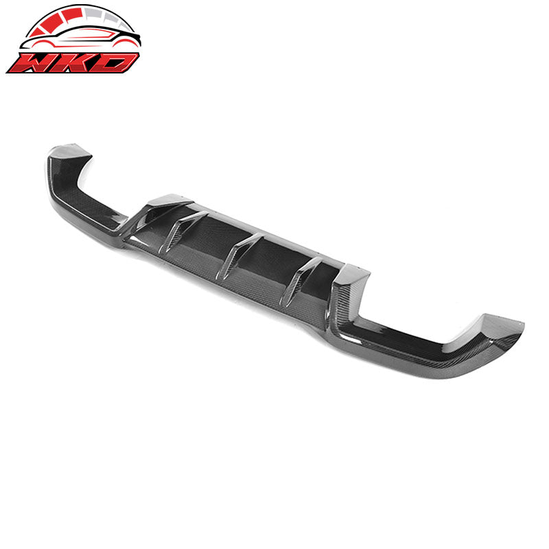 Fits 16-19 BMW F87 M2 Coupe MP Style Rear Bumper Lip Diffuser Carbon Fiber CF