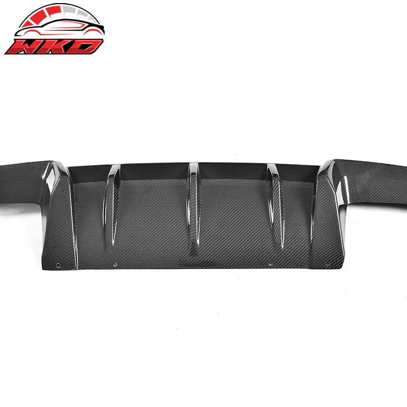 Fits 16-19 BMW F87 M2 Coupe MP Style Rear Bumper Lip Diffuser Carbon Fiber CF