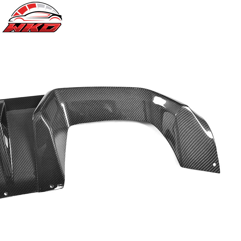 Fits 16-19 BMW F87 M2 Coupe MP Style Rear Bumper Lip Diffuser Carbon Fiber CF