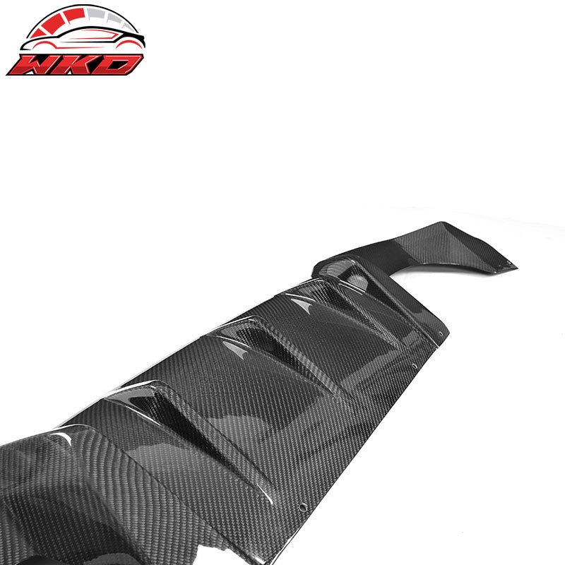 Fits 16-19 BMW F87 M2 Coupe MP Style Rear Bumper Lip Diffuser Carbon Fiber CF
