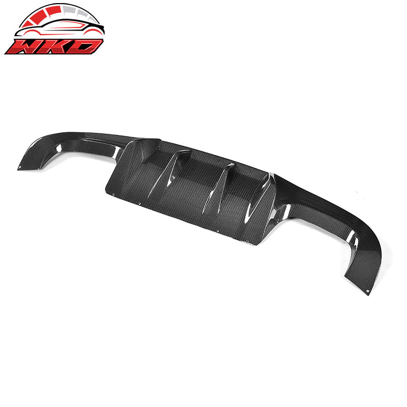 Fits 2016-2019 BMW F87 M2 CF Carbon Fiber AP Big Fins Rear Diffuser