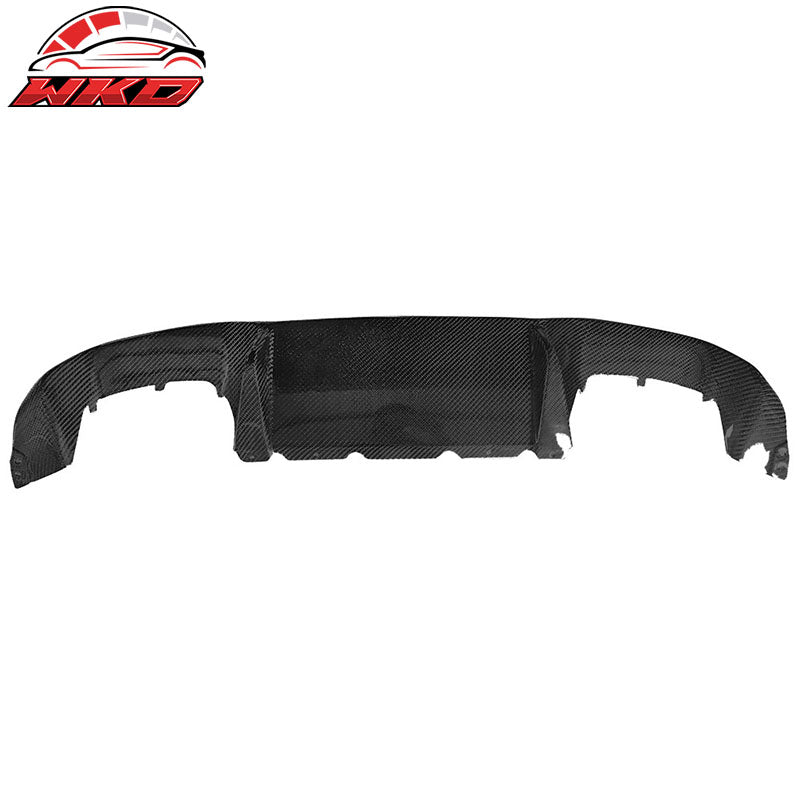 Fits 16-17 BMW M2 F87 OE Style Matte Carbon Fiber Rear Bumper Lip Diffuser