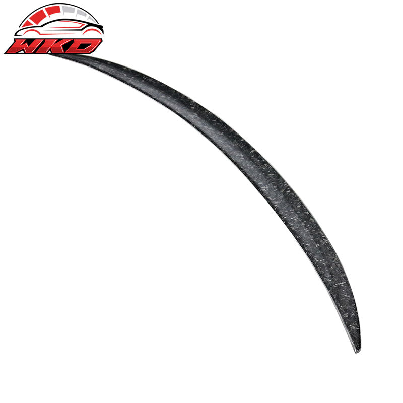 For 14-21 BMW F87 F22 V Style Trunk Spoiler Forged Carbon Fiber