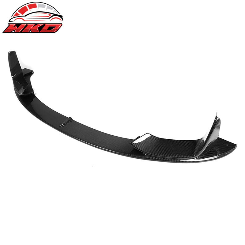 Fits 15-20 BMW F80 F82 M3 Performance Style Front Bumper Lip Matte Carbon Fiber