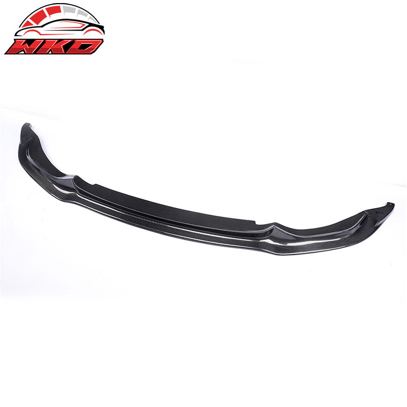 Fits 15-20 BMW M3 F80 M4 F82 F83 V Style Front Bumper Lip Matte Carbon Fiber