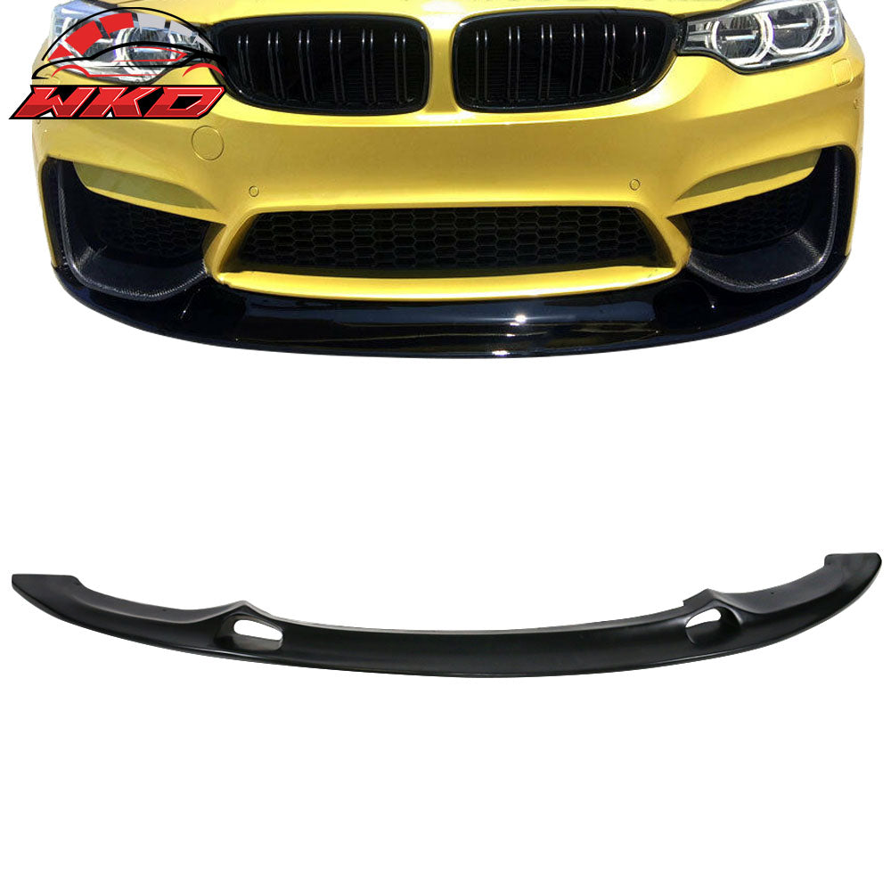Fits 15-20 BMW F80 M3 F82 F83 M4 MTC V2 Style Front Bumper Lip Spoiler  PU