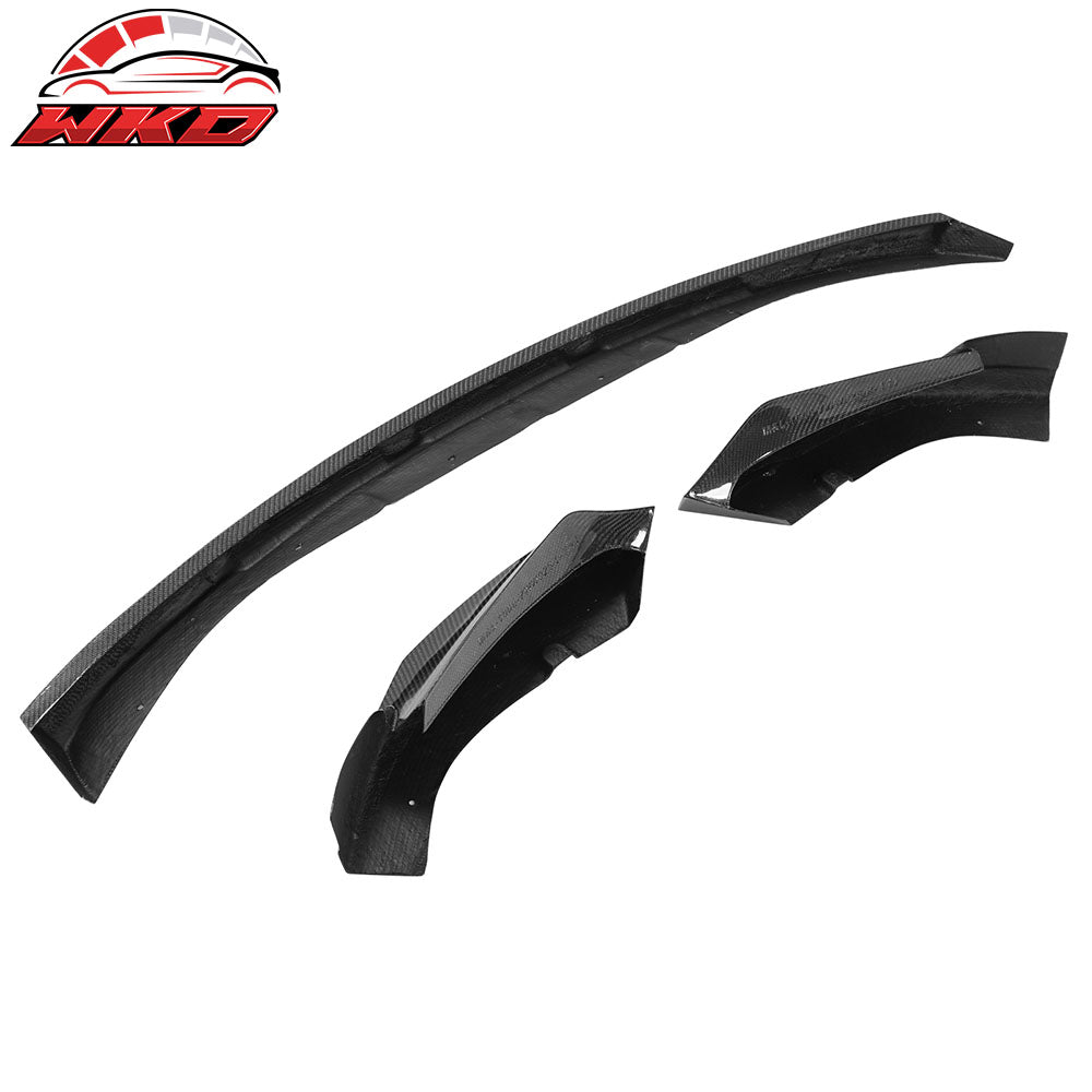 Fits 21-25 BMW G80 M3 G82 G83 M4 MP Style 3PCS Front Bumper Lip Carbon Fiber CF