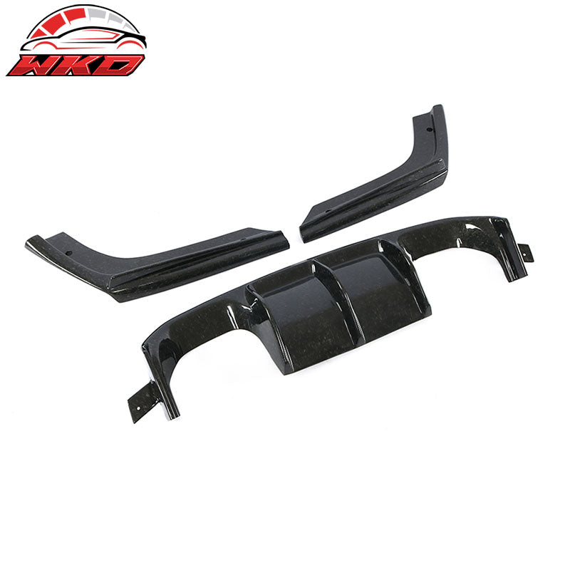 Fit 15-20 F80 M3 F82 M4 V Rear Diffuser Forged Matte Carbon Fiber
