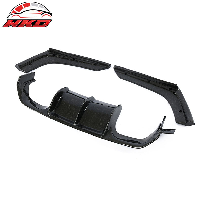 Fit 15-20 F80 M3 F82 M4 V Rear Diffuser Forged Matte Carbon Fiber