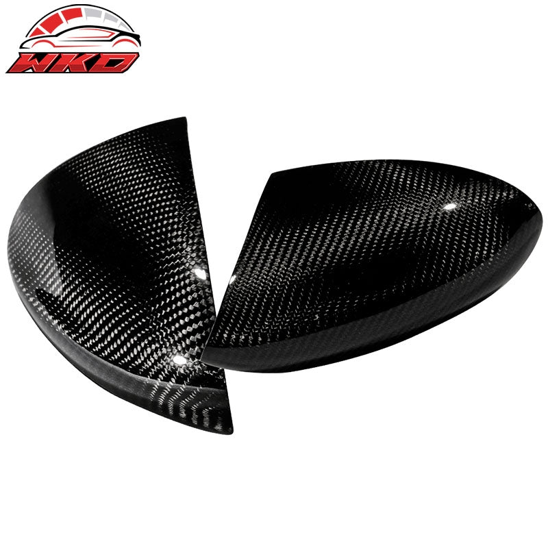 Fits 08-13 BMW E90 E92 E93 M3 Side Rear View Mirror Covers Matte Carbon Fiber