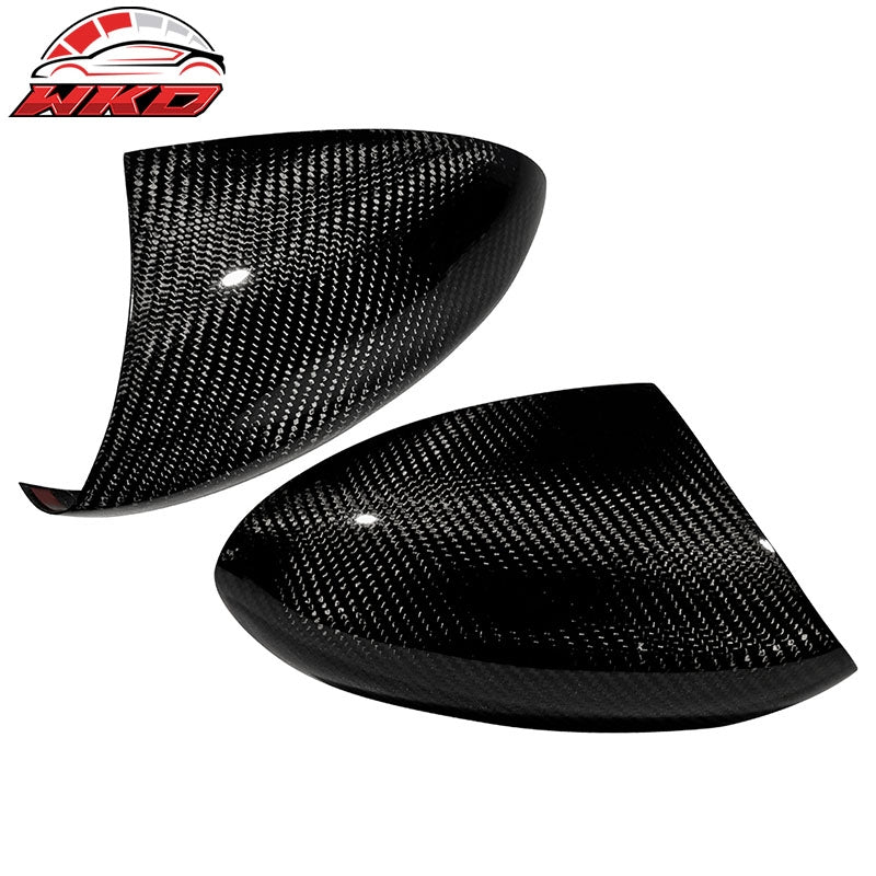 Fits 08-13 BMW E90 E92 E93 M3 Side Rear View Mirror Covers Matte Carbon Fiber