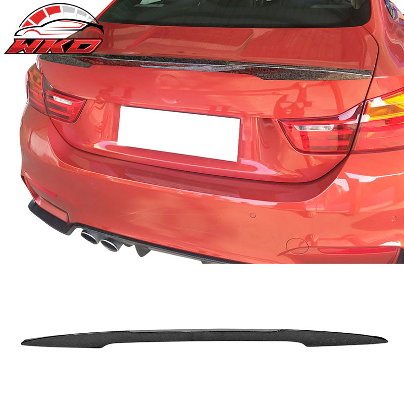 Fits 15-20 BMW F82 M4 V Style Trunk Spoiler Forged Carbon Fiber