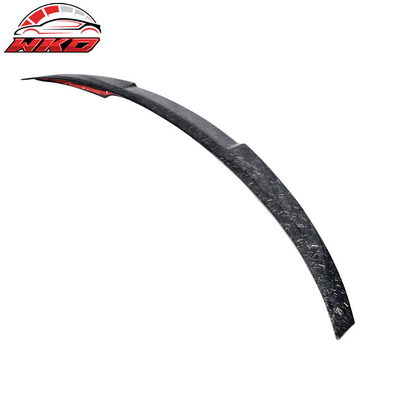 Fits 15-20 BMW F82 M4 V Style Trunk Spoiler Forged Carbon Fiber