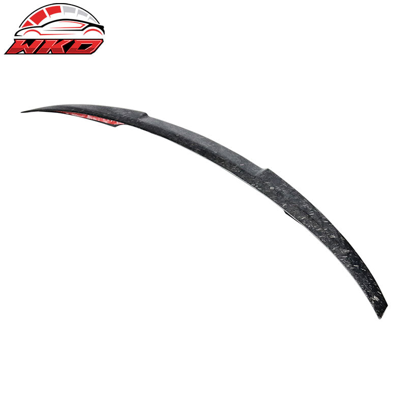 Fits 15-20 BMW F82 M4 V Style Trunk Spoiler Forged Carbon Fiber