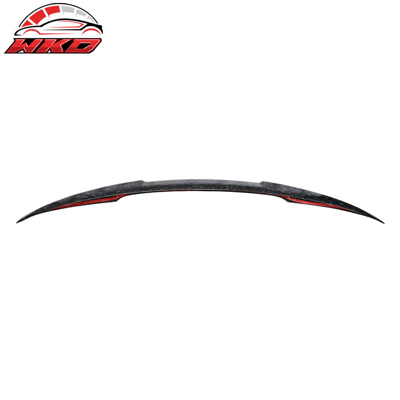 Fits 15-20 BMW F82 M4 V Style Trunk Spoiler Forged Carbon Fiber