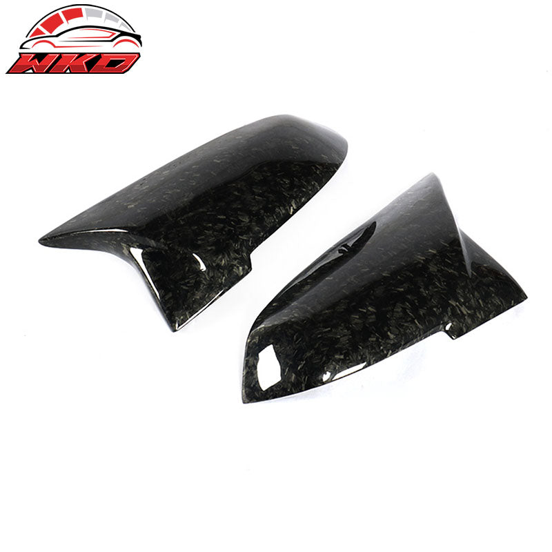 Fits BMW F20 F22 F31 F35 F34 X1 F32 F30 Mirror Cover Matte Forged Carbon Fiber