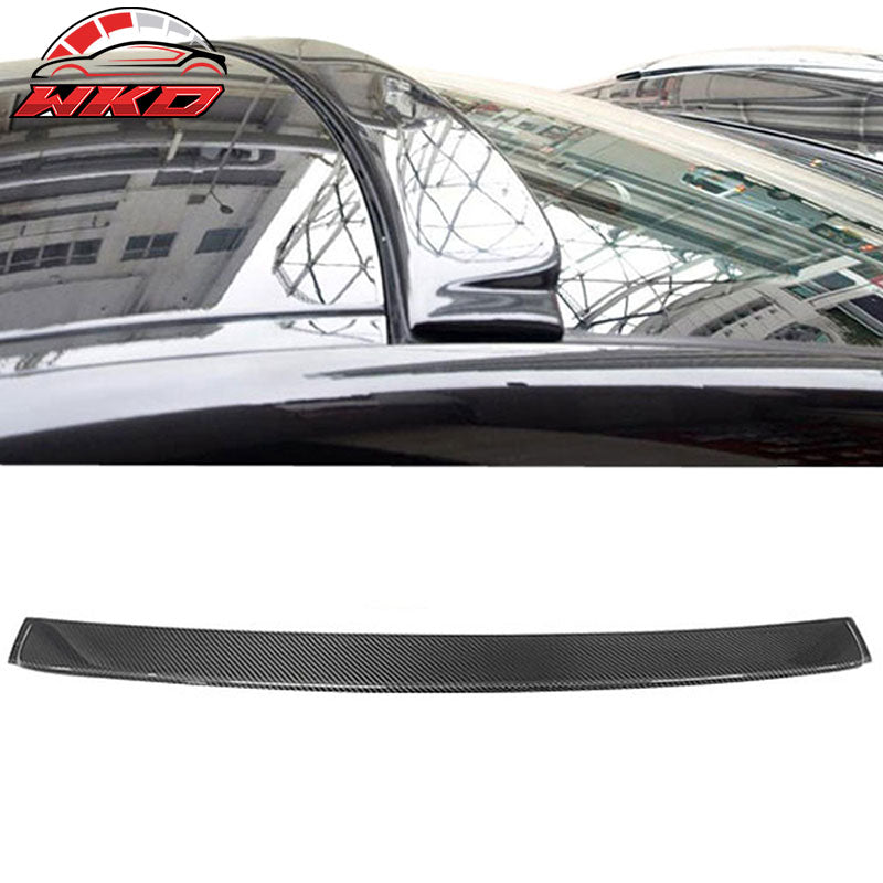 Fits 06-11 BMW 3 Series E90 Sedan AC Style Carbon Fiber CF Rear Roof Spoiler