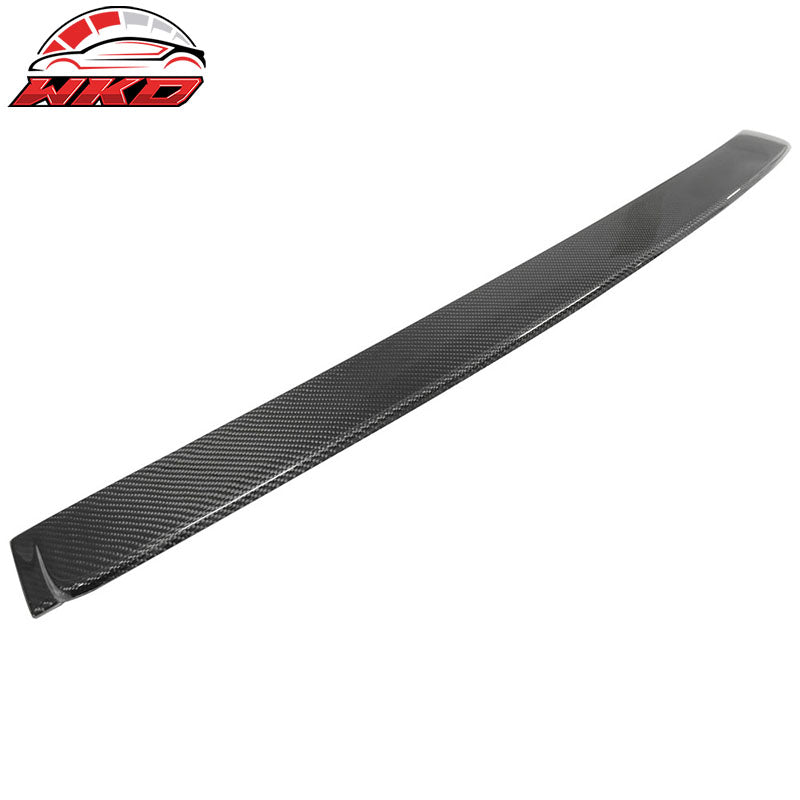 Fits 06-11 BMW 3 Series E90 AC Style Matte Carbon Fiber Rear Roof Spoiler Wing