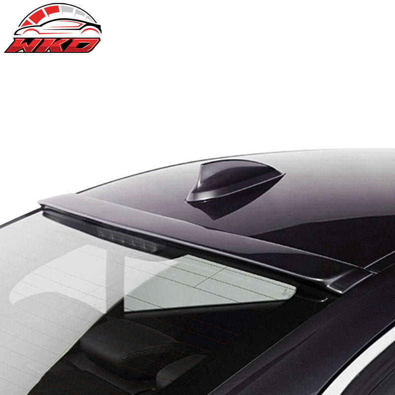 Fits 12-18 BMW F30 3-Series Sedan AC Style Rear Roof Spoiler ABS Unpainted Black