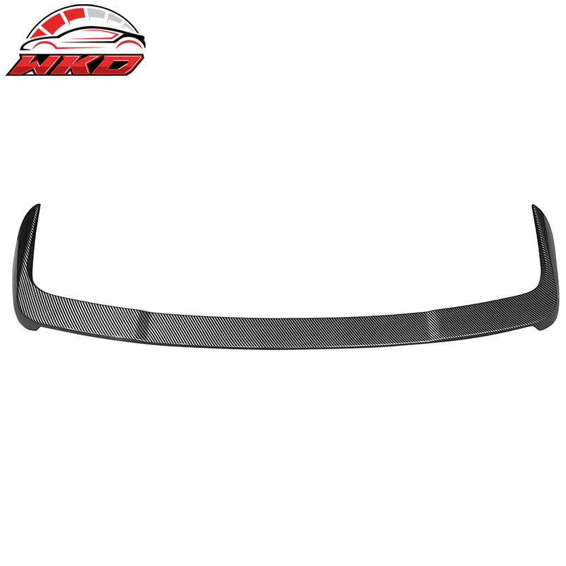 Fits 19-25 BMW G05 X5 HM Style Rear Roof Spoiler Wing ABS Carbon Fiber Print
