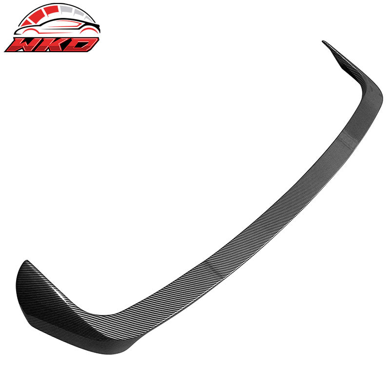 Fits 19-25 BMW G05 X5 HM Style Rear Roof Spoiler Wing ABS Carbon Fiber Print