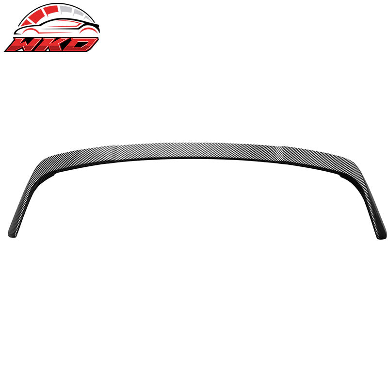 Fits 19-25 BMW G05 X5 HM Style Rear Roof Spoiler Wing ABS Carbon Fiber Print