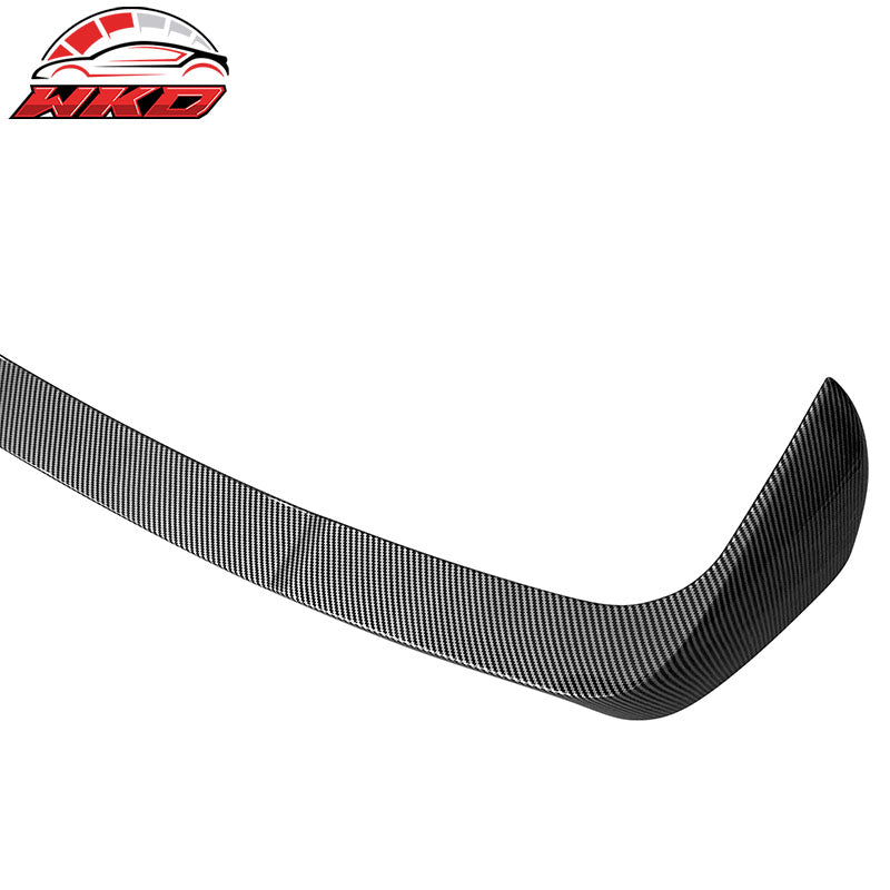 Fits 19-25 BMW G05 X5 HM Style Rear Roof Spoiler Wing ABS Carbon Fiber Print