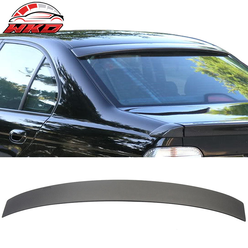 Fits 97-03 BMW E39 5-Series Sedan AC Style Rear Roof Window Spoiler Matte Black