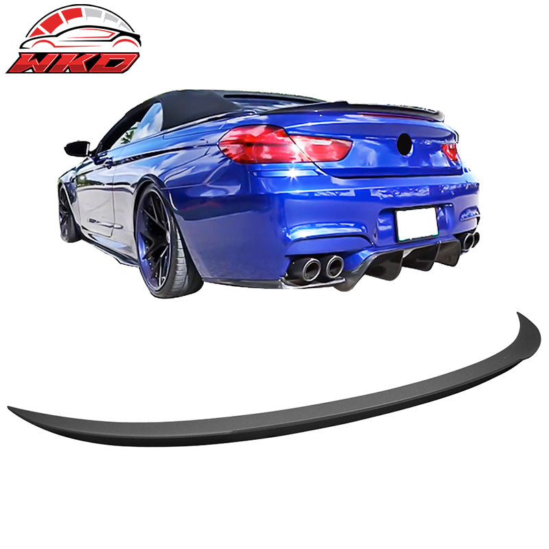 Wholesale 12-18 BMW F12 6 Series Convertible V Style Rear Trunk Spoiler Lip Unpainted