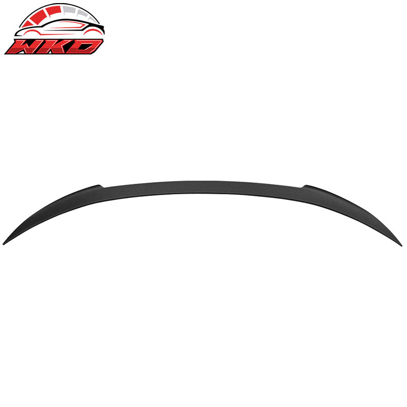 Fits 12-18 BMW F12 6 Series Convertible V Style Rear Trunk Spoiler Lip Unpainted