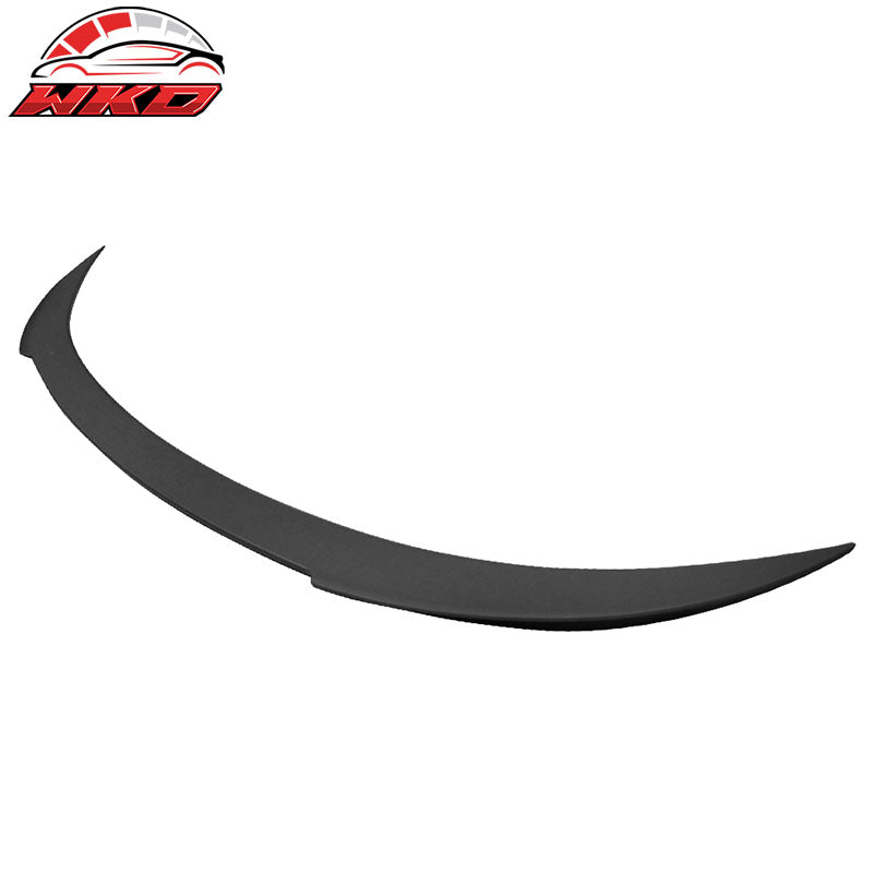 Fits 12-18 BMW F12 6 Series Convertible V Style Rear Trunk Spoiler Lip Unpainted