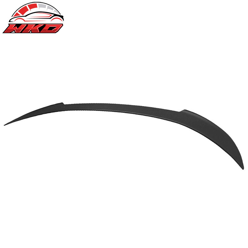 Fits 12-18 BMW F12 6 Series Convertible V Style Rear Trunk Spoiler Lip Unpainted