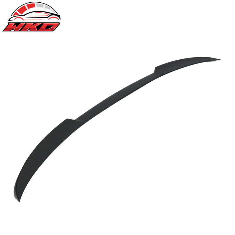 Fits 19-26 BMW G20 G80 Sedan IKON V Style Matte Black Rear Trunk Spoiler Lip ABS