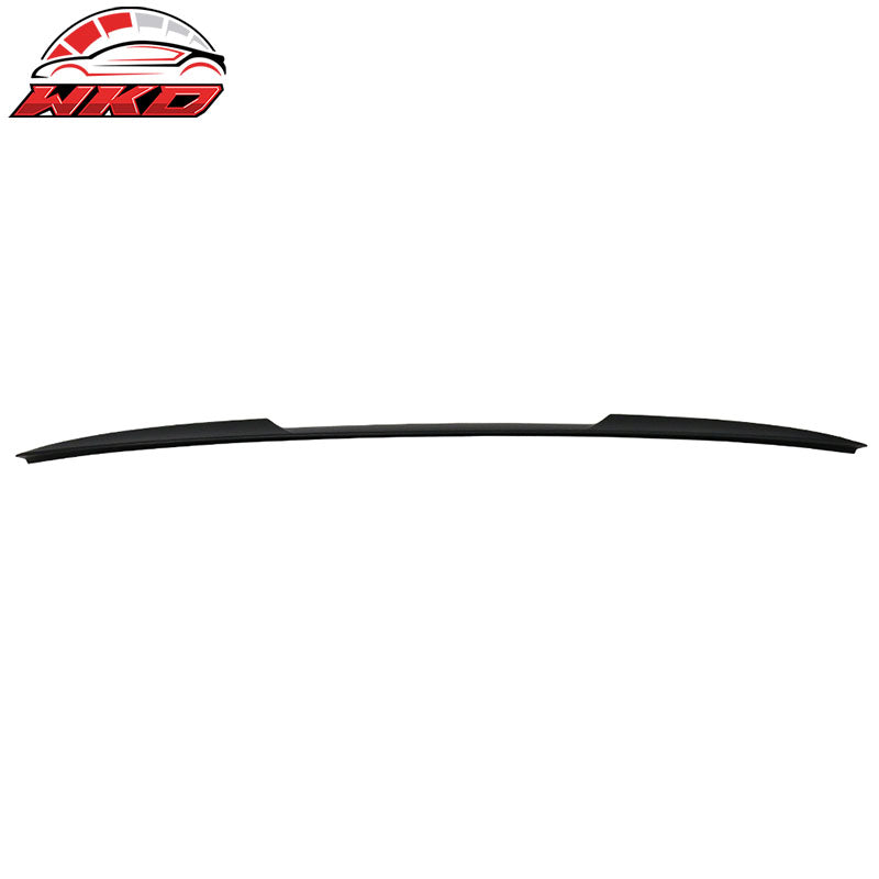 Fits 19-26 BMW G20 G80 Sedan IKON V Style Matte Black Rear Trunk Spoiler Lip ABS