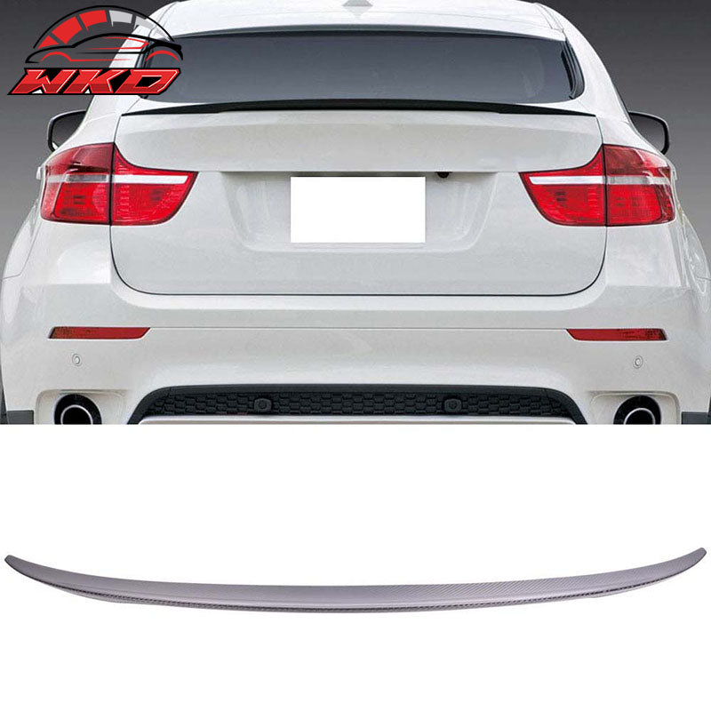 Fits 08-14 BMW E71 X6 SUV Performance Style Rear Trunk Spoiler Carbon Fiber CF