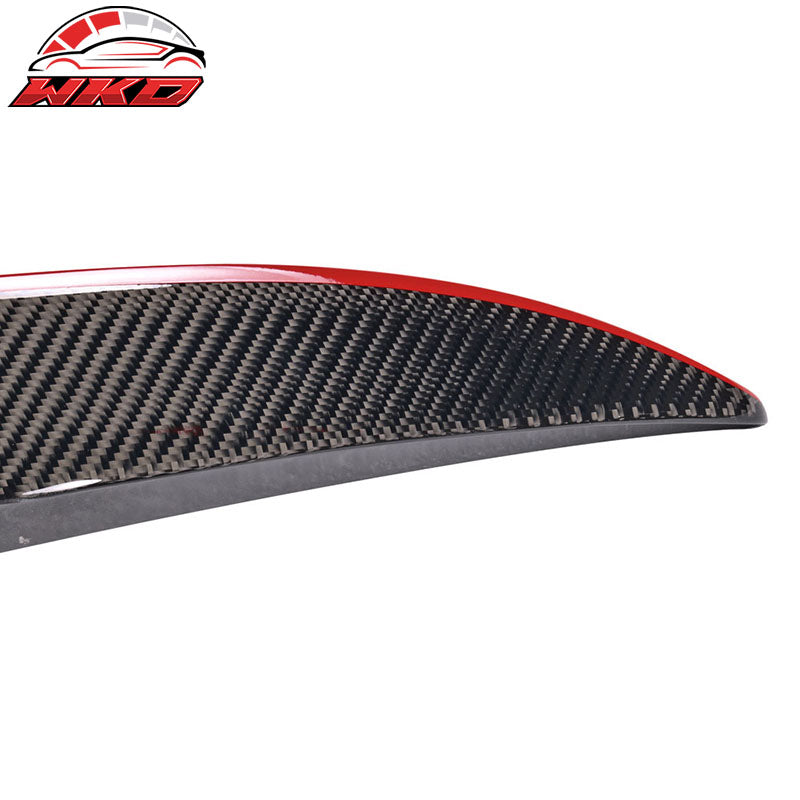 Fits 07-13 BMW 3 Series E92 M3 Performance Rear Trunk Spoiler Matte Carbon Fiber