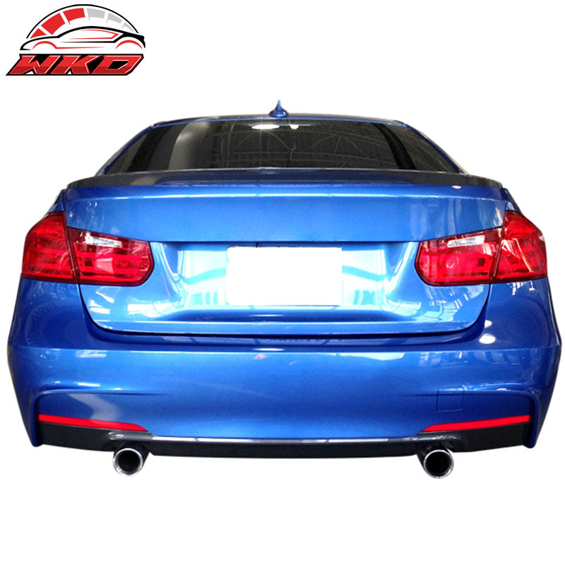 Fits 12-18 BMW F30 3-Series Sedan Performance Style Trunk Spoiler Carbon Fiber