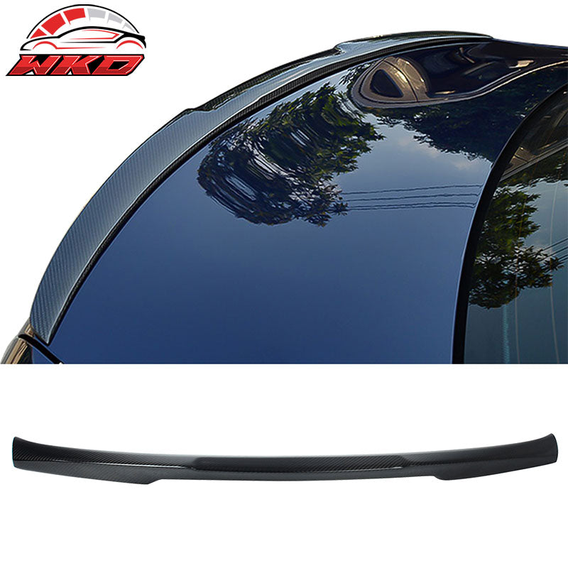 Fits 14-21 BMW F22 2 Series Coupe M4 Style Rear Trunk Spoiler Matte Carbon Fiber