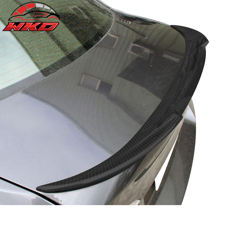 Fits 07-13 BMW 3 Series E92 Coupe M4 Style Rear Trunk Spoiler Matte Carbon Fiber