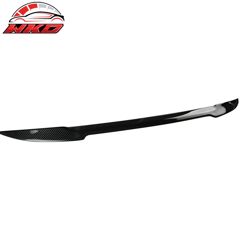 Fits 07-13 BMW 3 Series E92 Coupe M4 Style Real Carbon Fiber Rear Trunk Spoiler