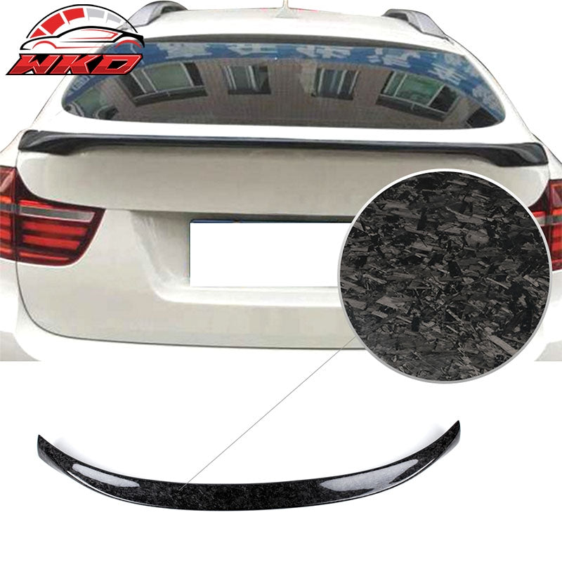 Fits 08-14 BMW X6 E71 Performance Style Rear Trunk Spoiler Forged Carbon Fiber