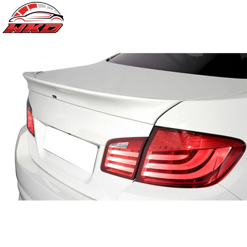 Fits 11-17 BMW F10 5-Series Sedan AC Style Matte Black Rear Trunk Spoiler ABS